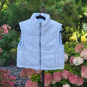 Thread & Supply XS Sky Blue Quilted Vest